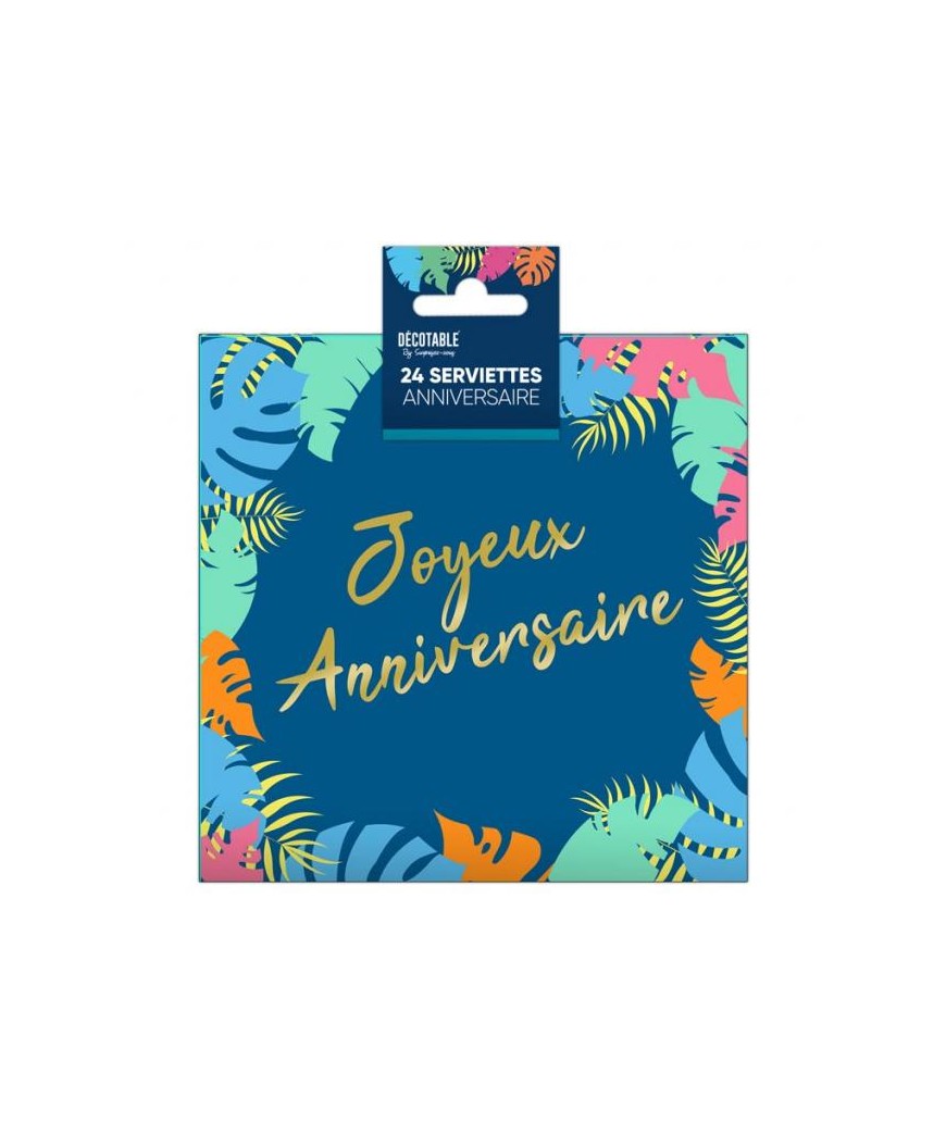 Serviettess tropical x24