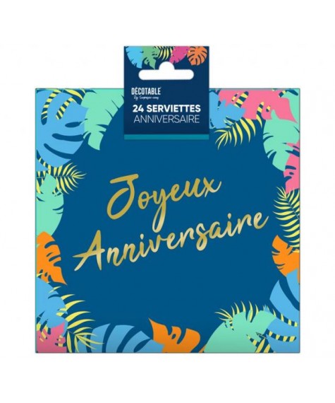 Serviettess tropical x24