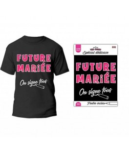 T shirt noir future mariee