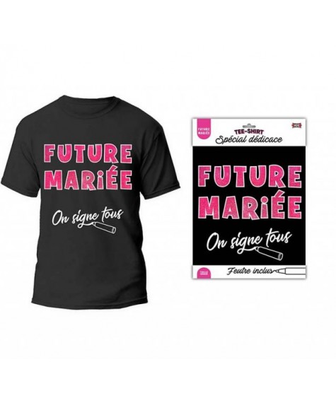 T shirt noir future mariee