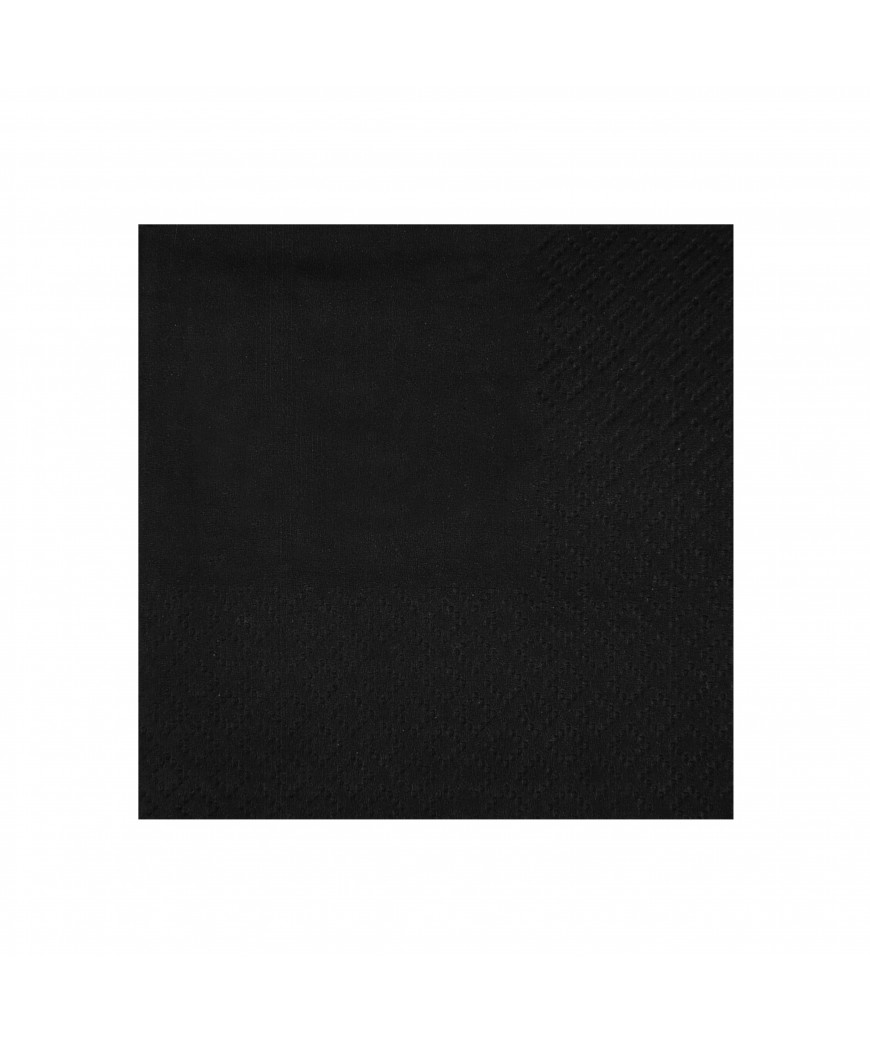 Serviette Cocktail noir