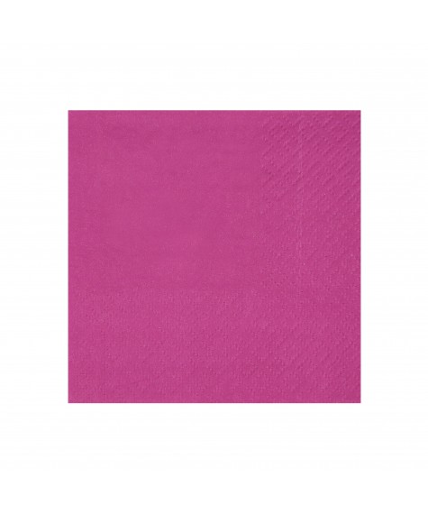 Serviette Cocktail fuchsia