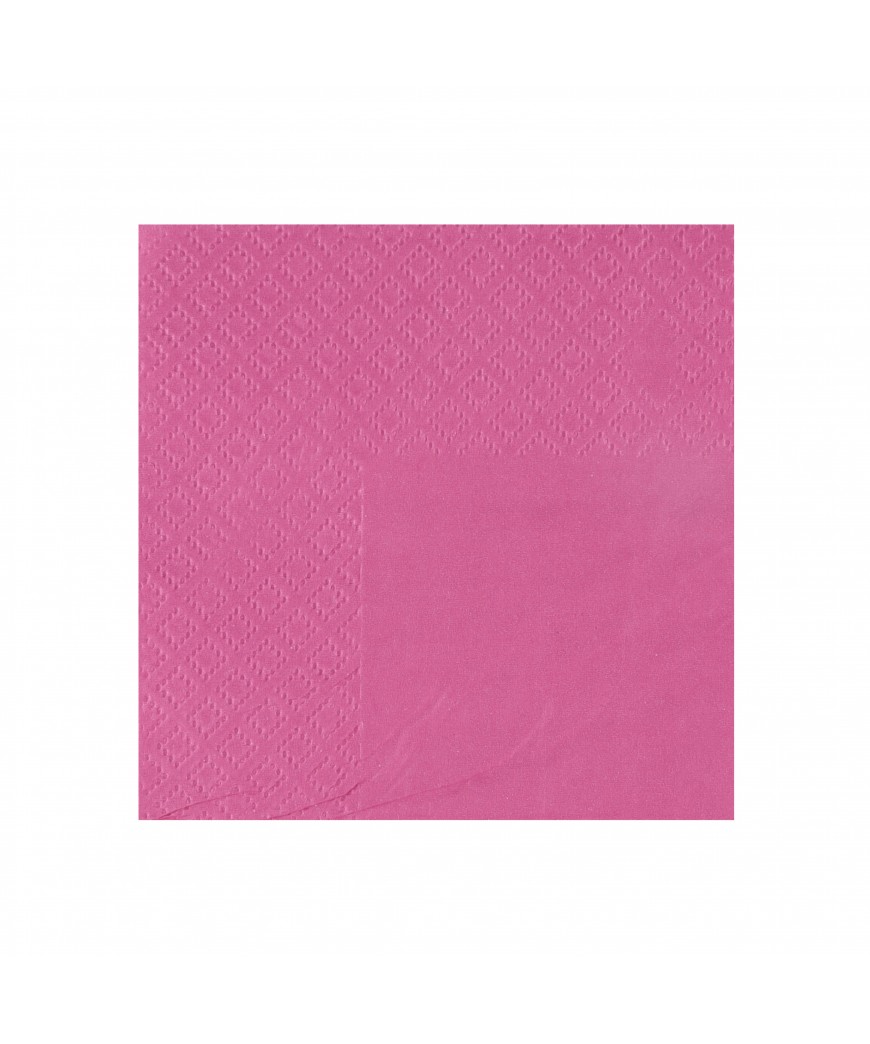 Serviette Cocktail rose bonbon