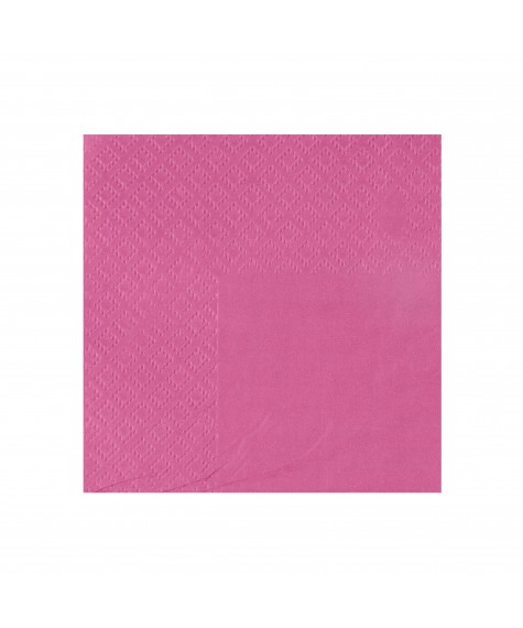 Serviette Cocktail rose bonbon