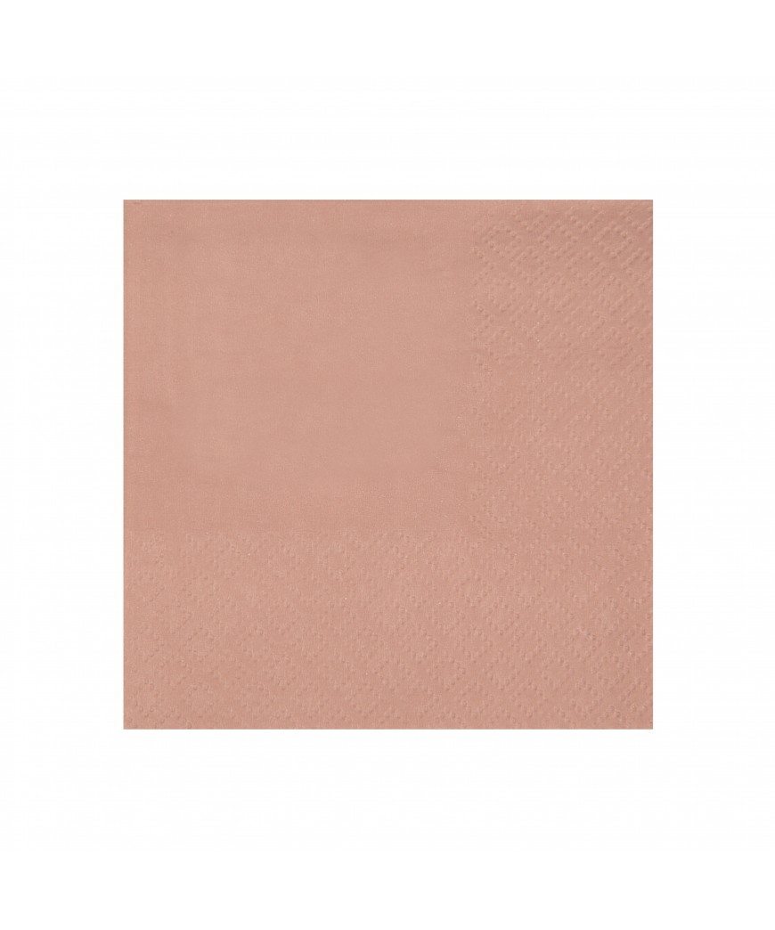 Serviette Cocktail rose gold