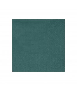 Serviette Cocktail bleu canard