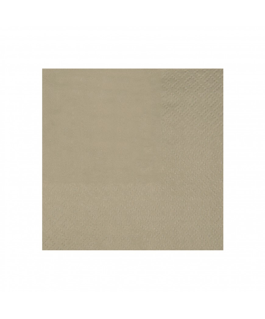 Serviette Cocktail taupe