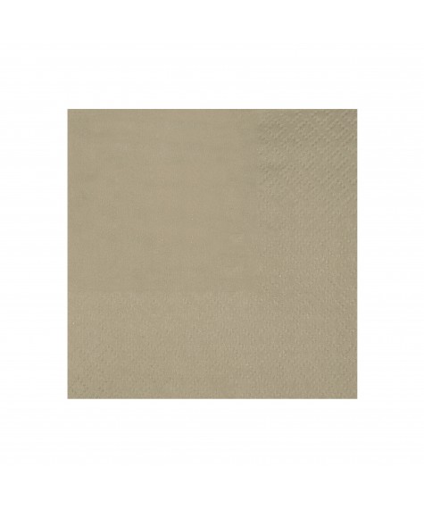 Serviette Cocktail taupe