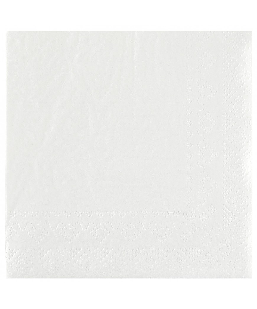 Serviette 33 cm blanc