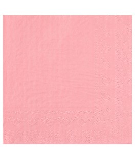 Serviette 33 cm rose