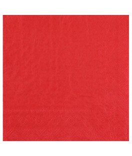 Serviette 33 cm rouge
