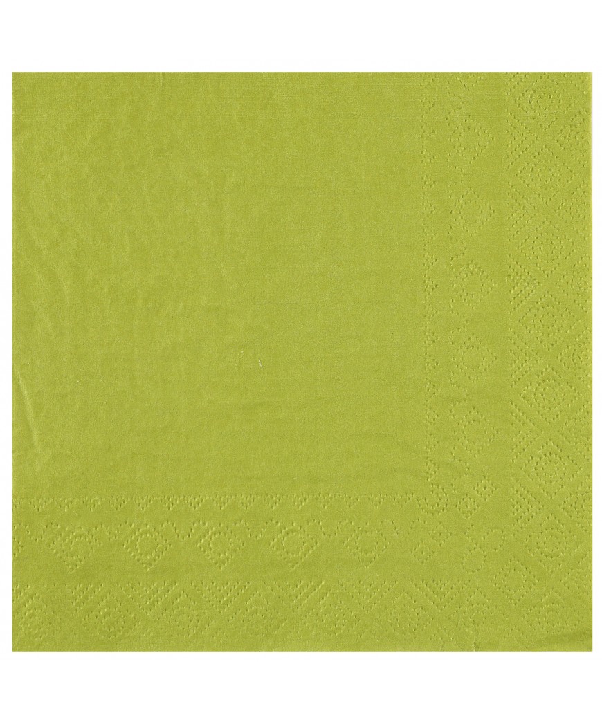 Serviette 33 cm kiwi