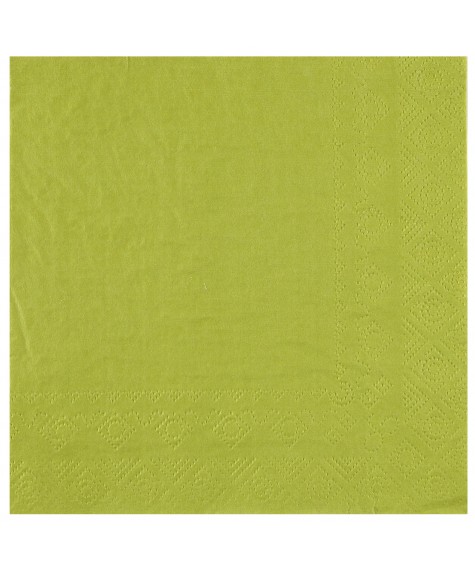 Serviette 33 cm kiwi