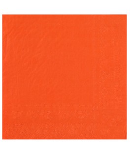 Serviette 33 cm orange