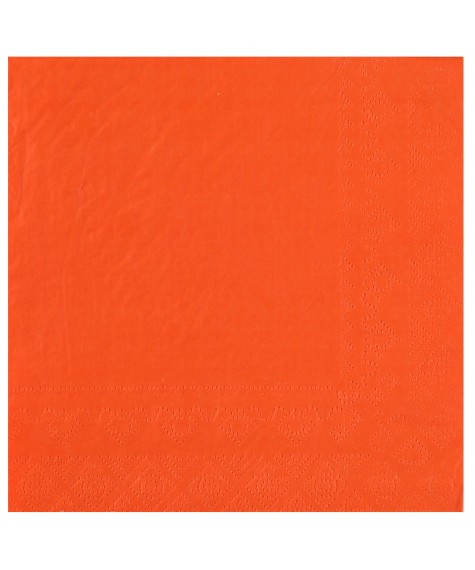 Serviette 33 cm orange