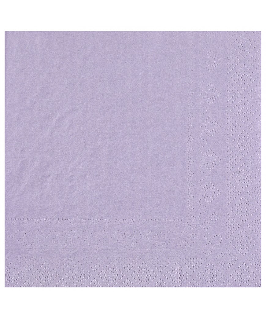 Serviette 33 cm parme