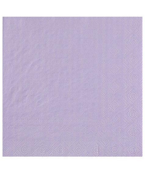 Serviette 33 cm parme