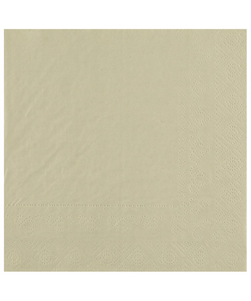 Serviette 33 cm sable