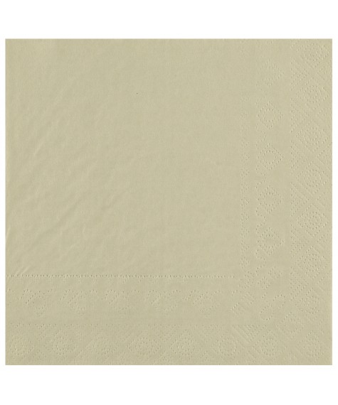 Serviette 33 cm sable