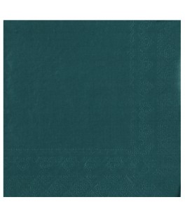 Serviette 33 cm bleu canard