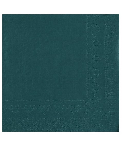 Serviette 33 cm bleu canard