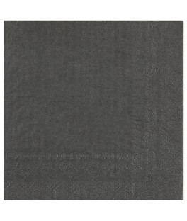 Serviette 33 cm gris