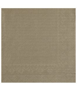Serviette 33 cm taupe