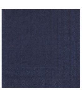 Serviette 33 cm marine