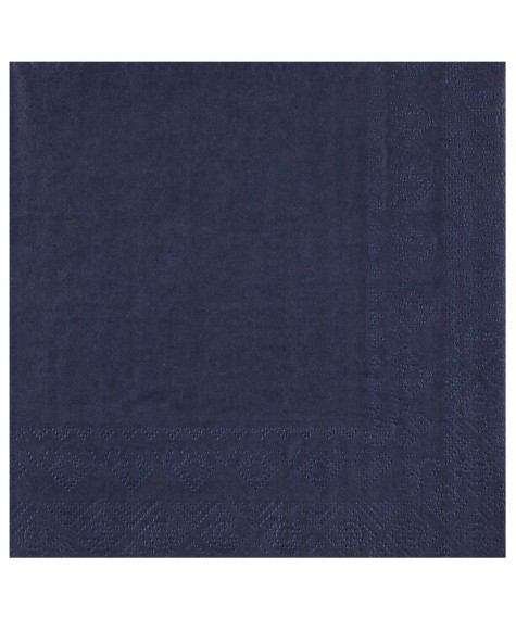 Serviette 33 cm marine