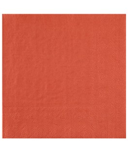 Serviette 33 cm brique