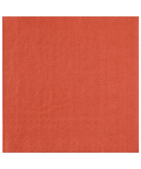 Serviette 33 cm brique