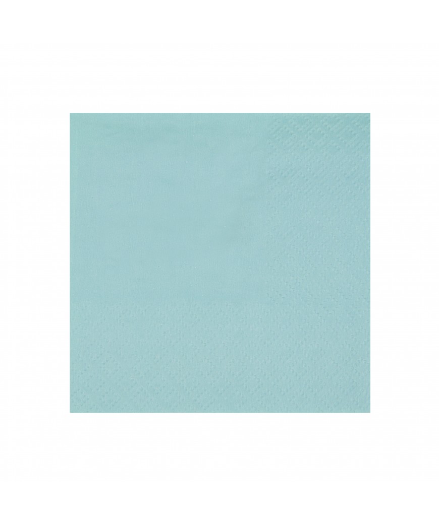 Serviette Coktail bleu clair