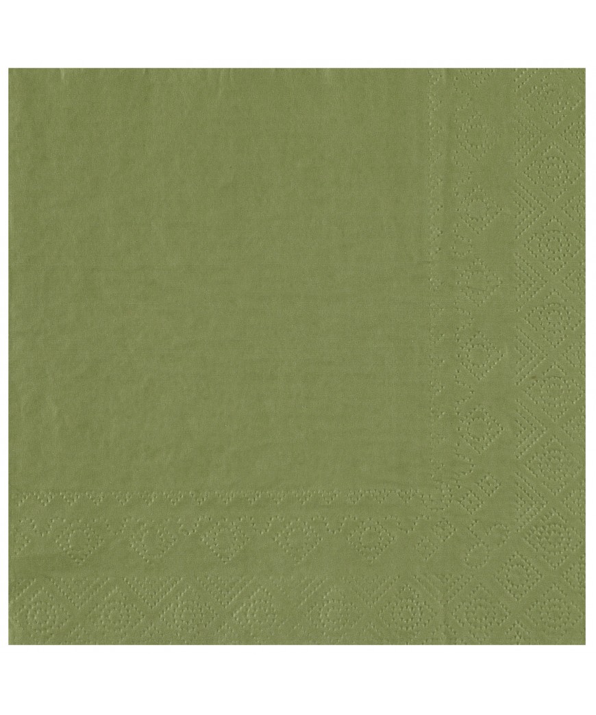 Serviette 33 cm sauge