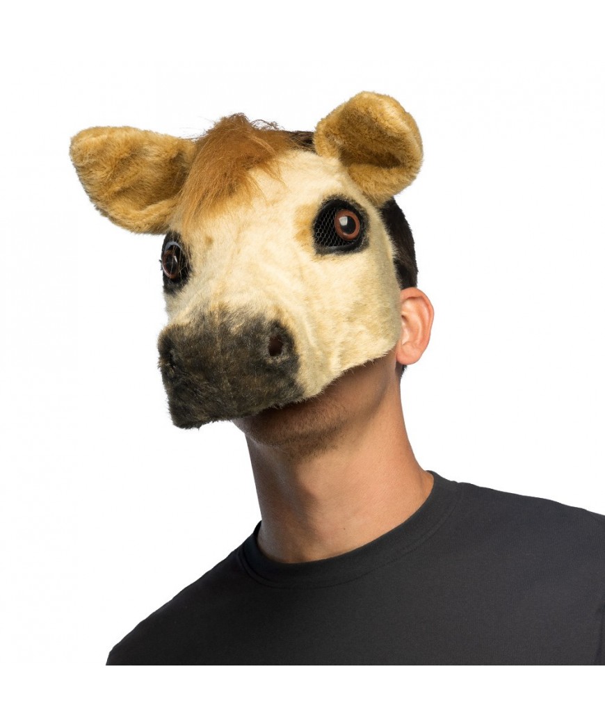 Demi-masque peluche Cheval