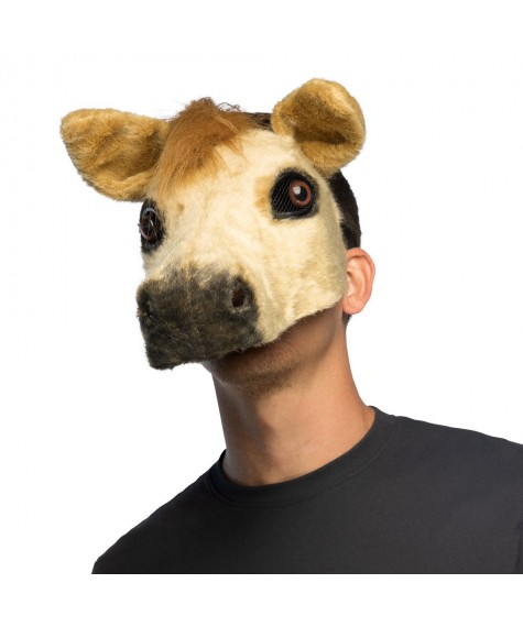 Demi-masque peluche Cheval