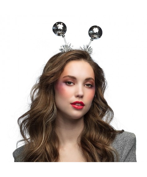 Tiare boules Disco argent