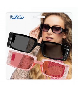 Set 2 Lunettes noir et rose