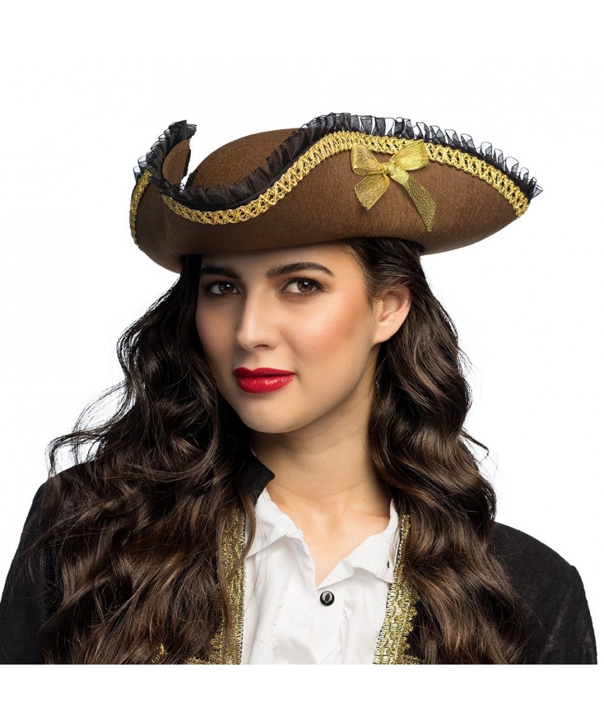 Chapeau pirate coral