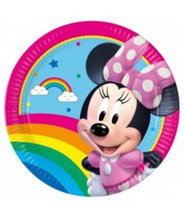Assiette x8 diam 23 Minnie