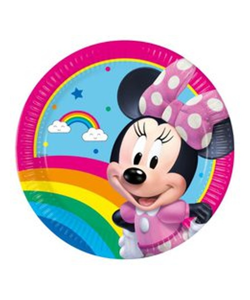 Assiette x8 diam 23 Minnie