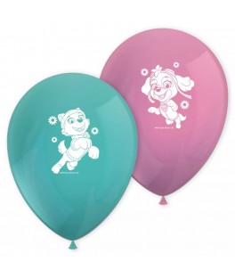 Ballon imprime x8  pat' girly