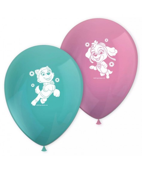 Ballon imprime x8  pat' girly