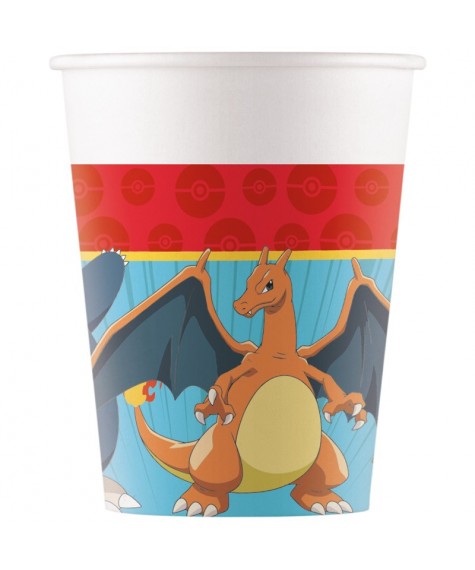 Gobelet x8 25cl  Pokemon
