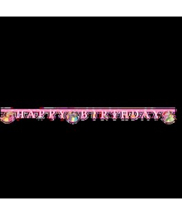 Guirlande Happy Birthday  Princesse