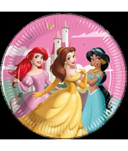 Assiette x8 diam 23 princesses