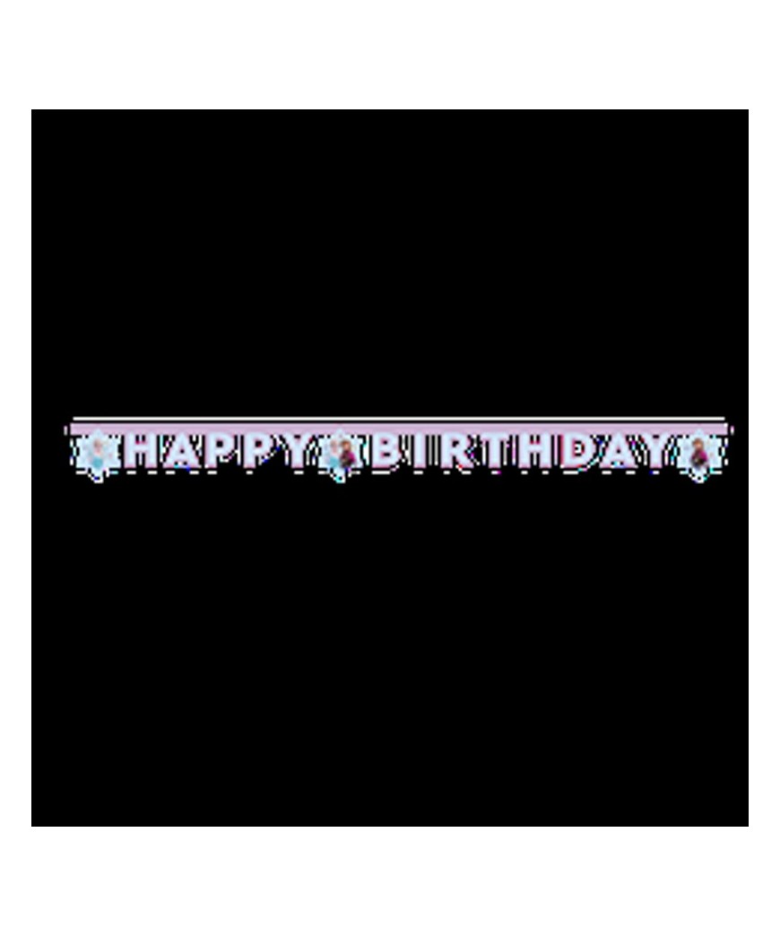 Guirlande h.birthday  Reine Des Neiges