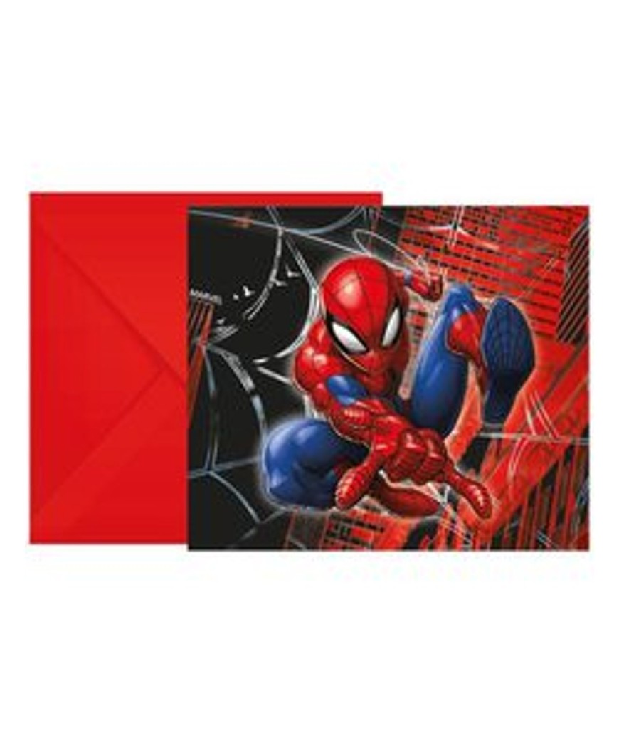 Carte invitation Spiderman