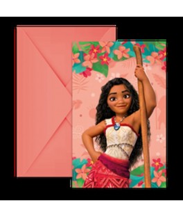 Carte invitation Vaiana