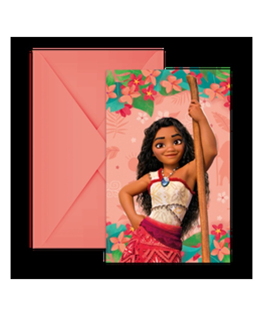 Carte invitation Vaiana