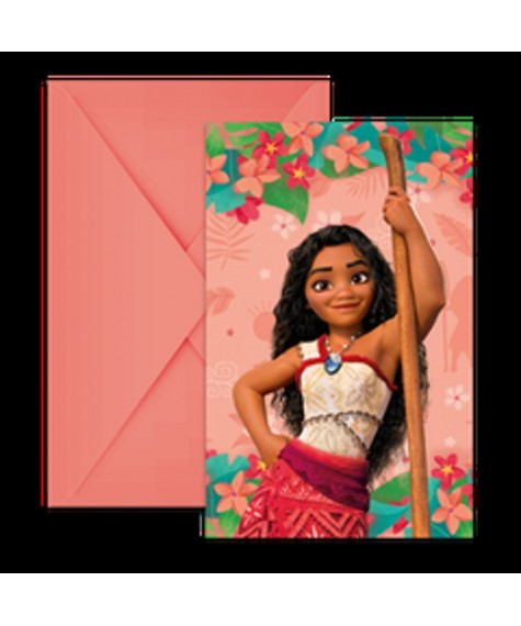 Carte invitation Vaiana